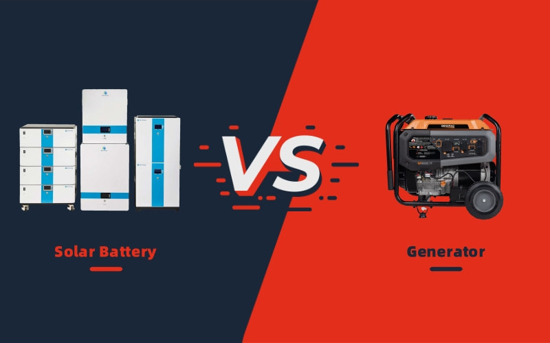 Blog perusahaan terbaru tentang Solar Battery vs. Generator