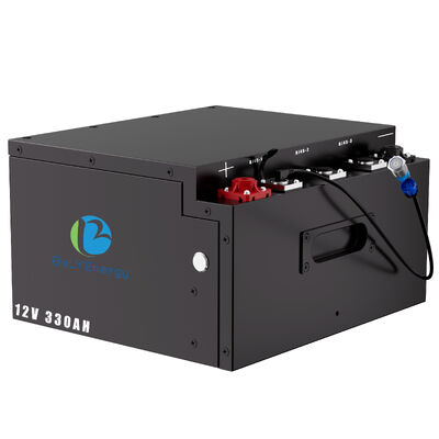 Baterai Bawah Kursi RV 12V330Ah Baterai LiFePo4 Arus Pengisian Maksimum 250A Energi 4224Wh Dirancang untuk Daya Cadangan dan Kendaraan Listrik