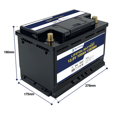 Beli Bely Energy 12V 100AH LiFePo4 Baterai Untuk Perahu Laut 3 Tahun Garansi online manufacture