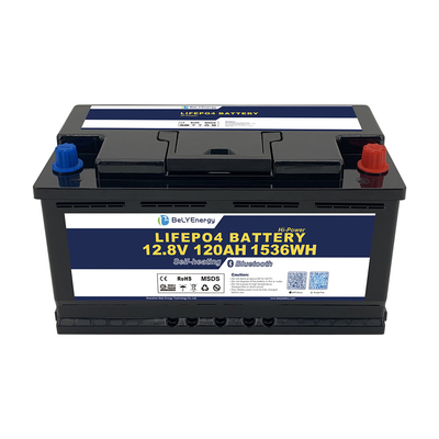 Beli Baterai Penyimpanan Lithium Ion 12V 120Ah yang Disesuaikan Cadangan Baterai Sistem Surya Rumah online manufacture