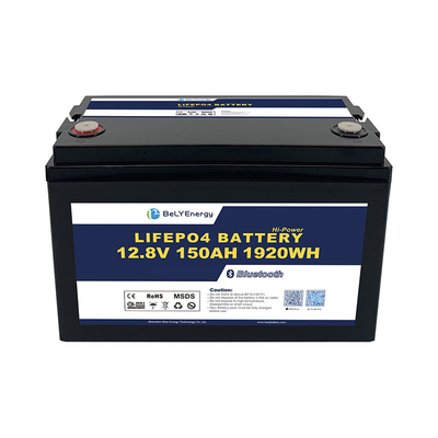 Beli 150Ah M8 Terminal Baterai Litium Laut Baterai Surya 12,8V ABS Case online manufacture