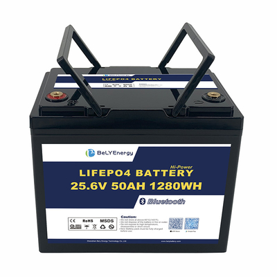 Beli Baru Berkinerja Tinggi 25,6V 50Ah Lifepo4 Baterai Untuk Alat Listrik Dan Peralatan online manufacture