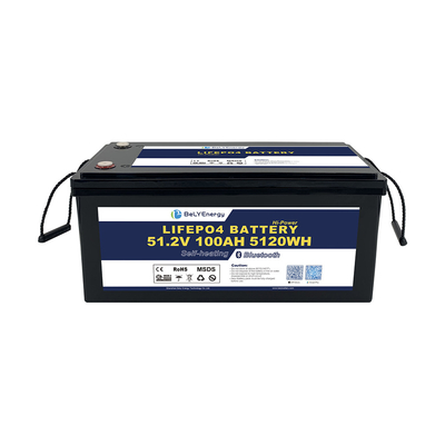 Beli Sistem penyimpanan energi 48V LiFePO4 Baterai 100ah Dengan arus debit maksimum 100A Dan Bluetooth opsional online manufacture