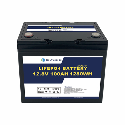 Beli 12V 100AH 1280Wh LiFePO4 Lithium Ion Baterai Dengan Sel Pristmatic Kelas Baru A online manufacture