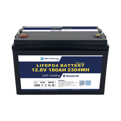 Beli Baterai RV dengan BT dan baterai lithium LiFePO4 berpemanas sendiri 12V 180AH untuk Penyimpanan Energi online manufacture