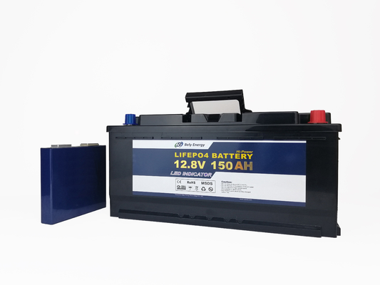 Beli 1920WH Baterai LiFePO4 Isi Ulang 12V 150AH Dengan Pemantauan LCD online manufacture