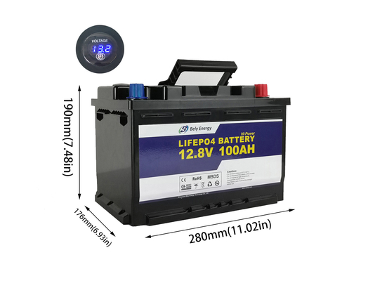 Beli Rumah Baterai Lithium 100Ah 12V LiFePo4 Baterai Untuk Penyimpanan Energi Surya online manufacture