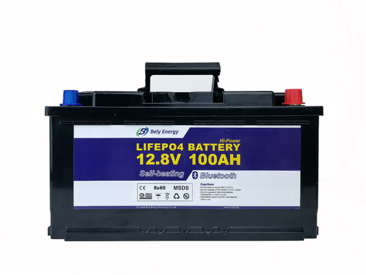 Beli Power Wall 12V 100Ah Baterai LiFePo4 Isi Ulang Bluetooth Pemanasan 100% DOD online manufacture