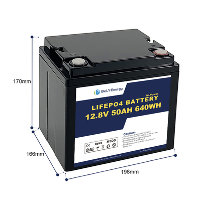 Bely Energy 12V 50AH LiFePo4 Baterai Untuk Perahu Laut Medis