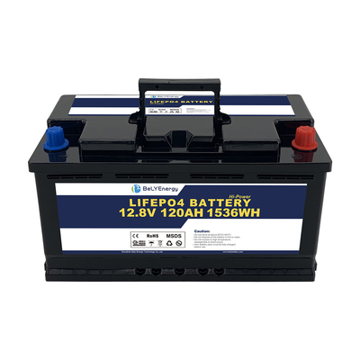 Bely Energy Baterai 12V 120AH Baterai Untuk Rumah Sistem Penyimpanan Energi Surya RV Medis