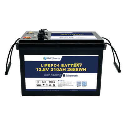 Baterai IP65 12V 210AH Dengan Antarmuka CAN/RS485 Untuk Sistem Energi Surya