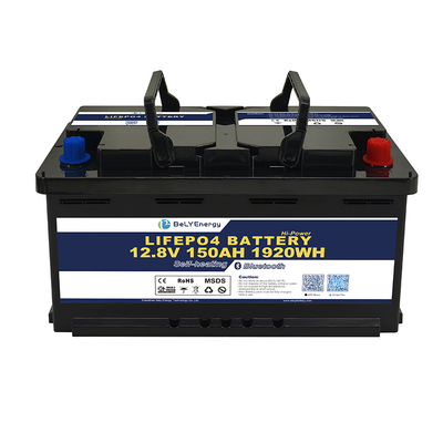 Bely Energy 150AH 12V LiFePo4 Baterai Bluetooth Dan Pemanasan Sendiri Untuk Yachit Medical