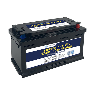 12V 150AH LiFePO4 Lithium Baterai Dengan BT Dan Pemanasan Sendiri Untuk Penyimpanan Energi