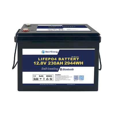 Aplikasi serbaguna Desain kompak Stabilitas 12V 230Ah Baterai LiFePo4 Untuk Camper Marine