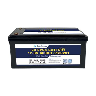 Deep Cycle Kapasitas Besar Baterai Lithium Ion Panjang 12V400AH Untuk RV Boat