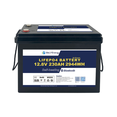 12V 230AH RV Lithium Baterai dalam kasus ABS dan BMS pintar dengan BT / Self-pemanasan / Komunikasi terintegrasi