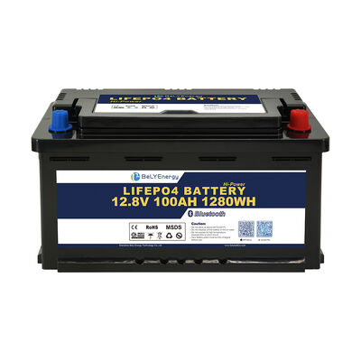 Baterai lithium ion tahan lama 12V100AH untuk daya cadangan darurat Self-discharge <3% Per Bulan
