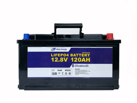 12V 120Ah Li Iron Phosphate Battery Bluetooth Refugee Boat EV Baterai Lithium