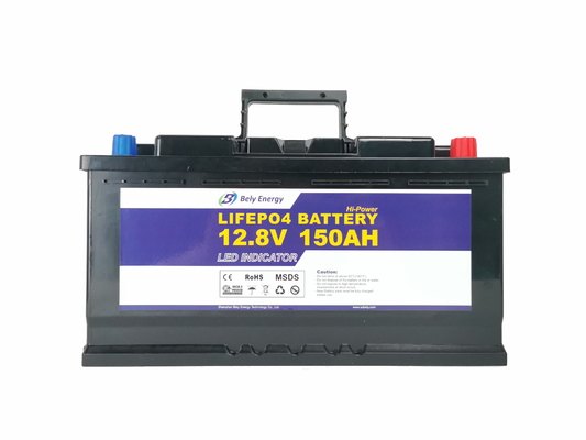 LED 12V 150Ah LiFePo4 Baterai Sistem Penyimpanan Energi Surya Rumah Baterai