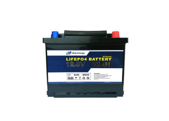 Mobil UPS Lifepo4 12V 80AH RV Baterai Lithium Untuk Sistem Energi Surya