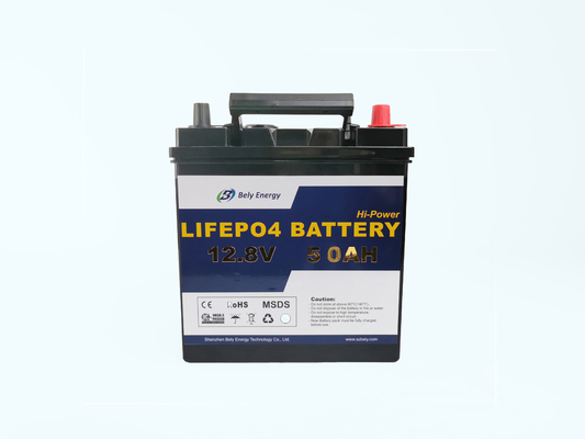 MSDS 12V 50Ah Golf Carts Penyimpanan Energi Baterai Lithium Dengan Lampu Led